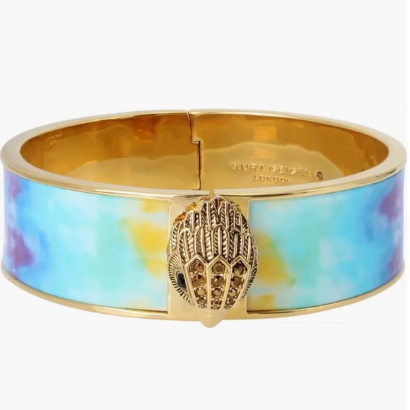 New Price ‼️ Kurt Geiger Eagle Head Tie Dye Hinged Bracelet 💝 - Picture 2 of 9
